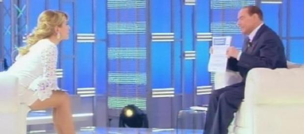 Barbara D'Urso e Silvio Berlusconi Barbara D'Urso e Silvio Berlusconi