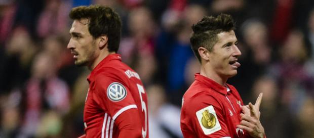 Die beiden Leistungsträger stritten sich im Training (Quelle: kicker.de) Die beiden Leistungsträger stritten sich im Training (Quelle: kicker.de)