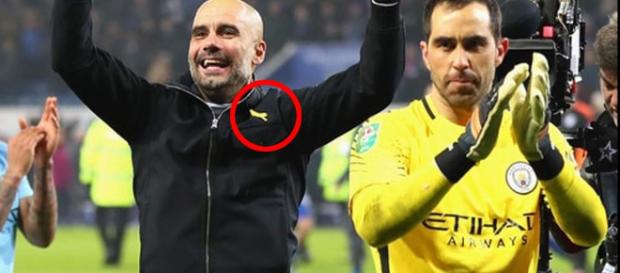 La Federación inglesa expedienta a Guardiola por lucir una cinta amarilla La Federación inglesa expedienta a Guardiola por lucir una cinta amarilla