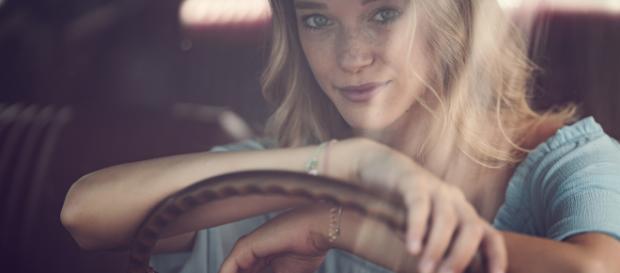 Modern independent German women at the wheel of her - Invitation - Andreas Joachim Modern independent German women at the wheel of her - Invitation - Andreas Joachim
