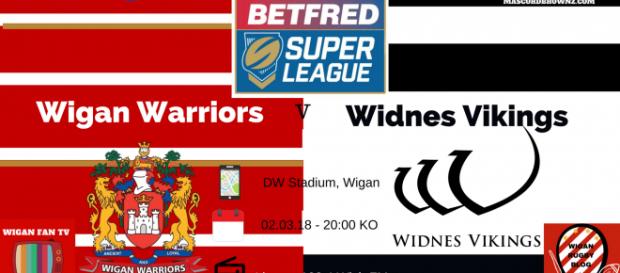 Wigan Warriors v Widnes Vikings Super League Wigan Warriors v Widnes Vikings Super League