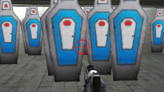 All'interno del poligono di tiro ricreato da "NRA: Practice Range"