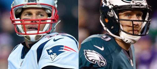 Which QB will be victorious? [Image via Boston Herald/YouTube]