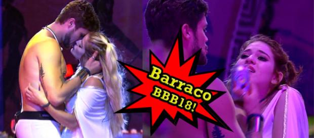Breno está sendo disputado pelas moças desde o primeiro dia. (Imagens/Rede Globo - Montagem/Telma Myrbach) Breno está sendo disputado pelas moças desde o primeiro dia. (Imagens/Rede Globo - Montagem/Telma Myrbach)