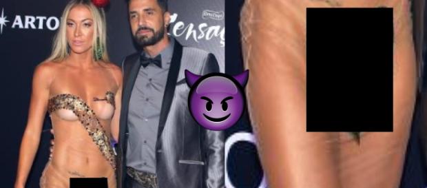 Noiva de Latino garante que não flagraram suas partes íntimas. (Foto Reprodução). Noiva de Latino garante que não flagraram suas partes íntimas. (Foto Reprodução).