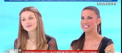 Asia Nuccetelli e Antonella Mosetti a Domenica Live