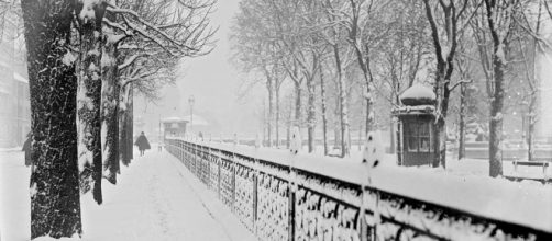 Paris sous la neige en 100 photos vintage incroyables - salutparis.fr