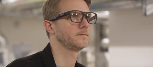 Intel's new smart glasses - youtube/The Verge
