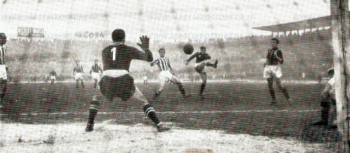 Juventus-Milan 1-7 del 5 febbraio 1950: Nordhal in rete