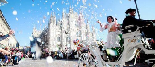 Sfilata di carri di Carnevale a Milano