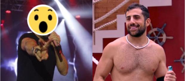 Cantor sertanejo declarou torcida a Kaysar. (Foto Reprodução). Cantor sertanejo declarou torcida a Kaysar. (Foto Reprodução).
