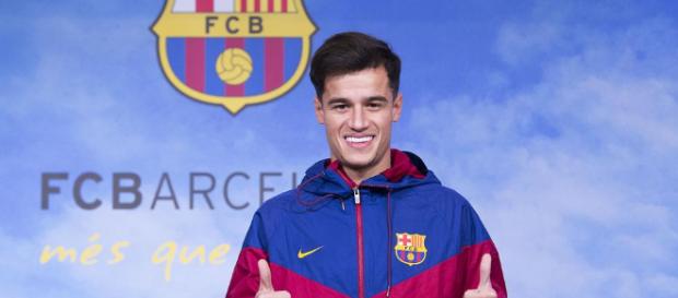 Coutinho alucina con la nueva camiseta del Barça Coutinho alucina con la nueva camiseta del Barça