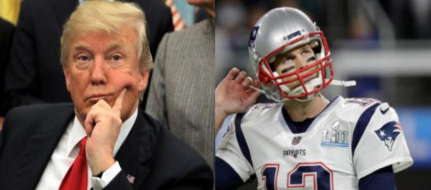 Donald Trump, Tom Brady, via Twitter Donald Trump, Tom Brady, via Twitter