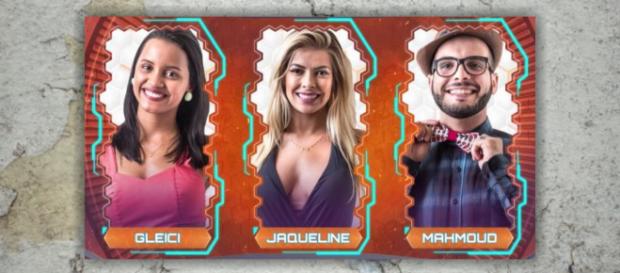 Gleici, Jaqueline e Mahmoud: quem deve sair Gleici, Jaqueline e Mahmoud: quem deve sair