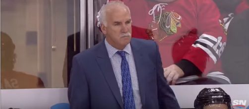 Coach Q watches another frustrating Hawks loss. - [SPORTSNET / YouTube screencap]