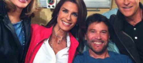 Days of our Lives' Bo and Hope. (Image via Peter Reckell/Twitter)