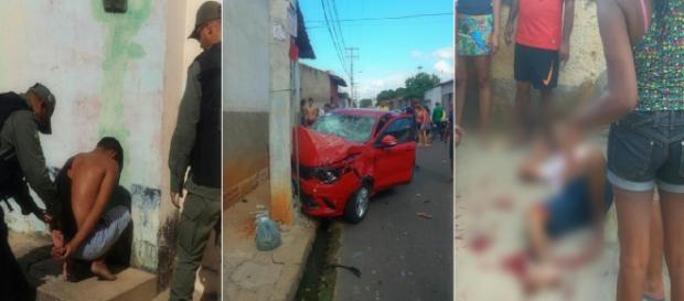 Bandido tem perna esmagada durante perseguição na Zona Norte Bandido tem perna esmagada durante perseguição na Zona Norte