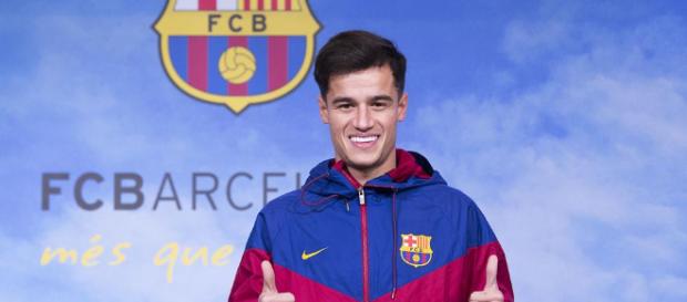 Contento Coutinho en su adaptación con el Barcelona Contento Coutinho en su adaptación con el Barcelona