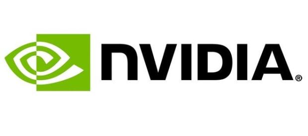 Das Firemenlogo von Nvidia, Grüne Farbe als Markenzeichen Das Firemenlogo von Nvidia, Grüne Farbe als Markenzeichen