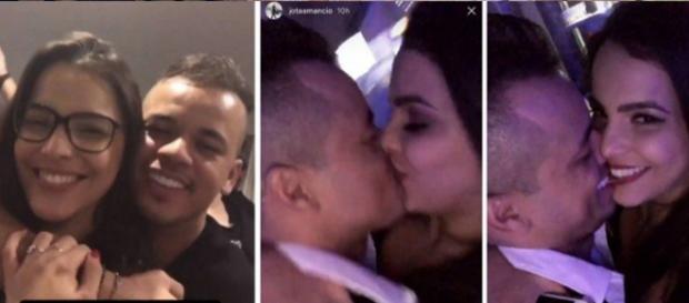Os dois curtiram a festa de Neymar bem agarradinhos Os dois curtiram a festa de Neymar bem agarradinhos