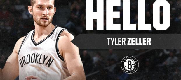 Tyler Zeller triplero de los Brooklyn Nets Tyler Zeller triplero de los Brooklyn Nets