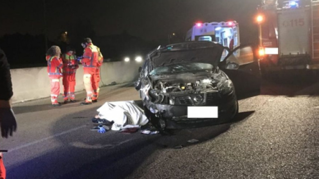 foto incidente stradale con vittima