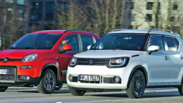 Suzuki Ignis e Fiat Panda, piccole 4x4- autobild.es