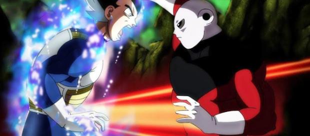 Jiren usando el Power Impact contra Vegeta Jiren usando el Power Impact contra Vegeta