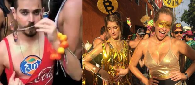 Talvez essas sejam as fantasias mais criativas do carnaval 2018 - Reprodução/Twitter/Instagram Talvez essas sejam as fantasias mais criativas do carnaval 2018 - Reprodução/Twitter/Instagram