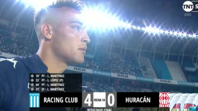 Lautar Martinez contro l'Huracan - PassioneInter