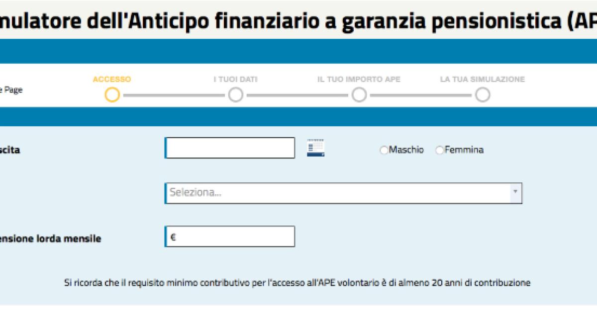 Pensioni: Calcolare L'Anticipo Pensionistico Con Il Simulatore Inps