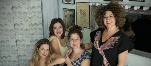 Ana López Segovia, Alejandra López, Teresa Quintero y Rocío Segovia, "Las niñas de Cádiz”,pregoneras del carnaval 2018