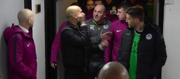 Guardiola pierde la compostura Guardiola pierde la compostura