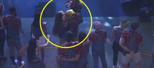 Kaysar e Patrícia ficam próximos na festa do ''BBB18'' (Captura de vídeo) Kaysar e Patrícia ficam próximos na festa do ''BBB18'' (Captura de vídeo)