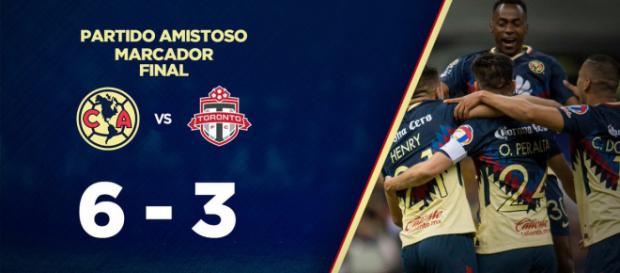 Las Águilas vencieron al Toronto en un encuentro amistoso hoy. Las Águilas vencieron al Toronto en un encuentro amistoso hoy.