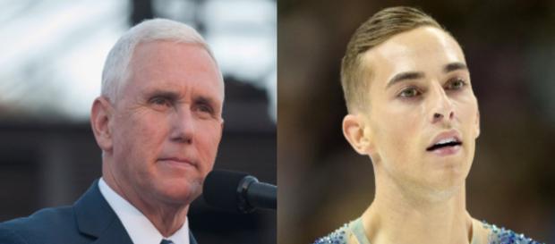 Mike Pence, Adan Rippon, via Twitter Mike Pence, Adan Rippon, via Twitter