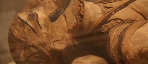 Egyptian mummy at the British museum (Image via Mario Sanchez Prada - Flickr)