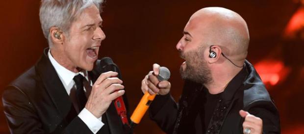 Claudio Baglioni e Giuliano Sangiorgi Claudio Baglioni e Giuliano Sangiorgi