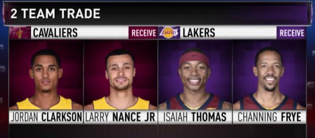 Cleveland Cavaliers' trades (Youtube screen-cap/Ximo Pierto) Cleveland Cavaliers' trades (Youtube screen-cap/Ximo Pierto)