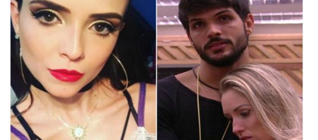 Ela disse que confia no noivo. (Reprodução - Rede Globo). Ela disse que confia no noivo. (Reprodução - Rede Globo).