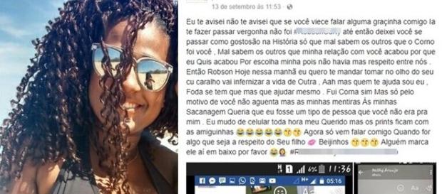 Ela impressionou a todos ( Reprodução - Facebook ) Ela impressionou a todos ( Reprodução - Facebook )