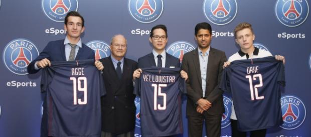 L'annonce de la création du PSG eSports ( via- sportbuzzbuisness.fr) L'annonce de la création du PSG eSports ( via- sportbuzzbuisness.fr)