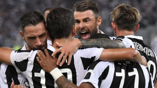 Esultanza Juve dopo un goal importante