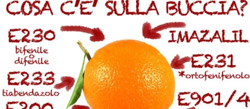 Funghicidi tossici e cere sintetiche sulla buccia di arance, limoni e mandarini