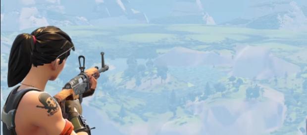 The Hunting Rifle in 'Fortnite' - (Image Credit: Muselk/YouTube screencap) The Hunting Rifle in 'Fortnite' - (Image Credit: Muselk/YouTube screencap)