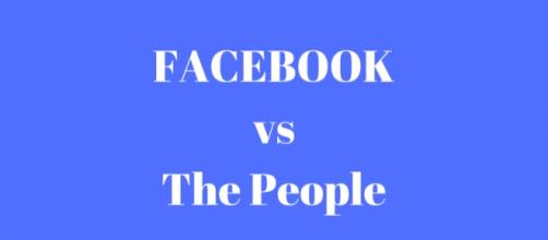 Facebook vs The People designed by Louann Carroll