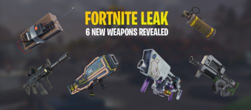 Huge leak shows six new weapons for "Fortnite Battle Royale." Image Credit: Own work