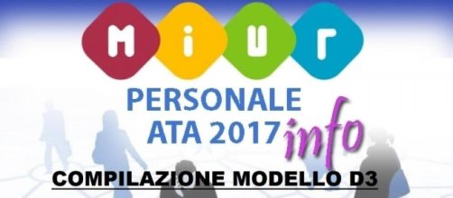 Personale ATA, Modello D3: ecco quando si potranno scegliere le 30 scuole