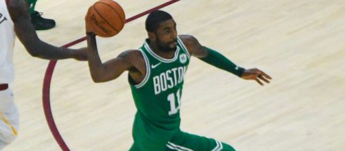 Photo of Kyrie Irving as a member of the Celtics. Image credit: Erik Drost | Flickr