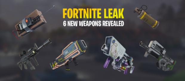Latest Leak Shows Six New Weapons For Fortnite - huge leak shows six new weapons for fortnite battle royale image credit